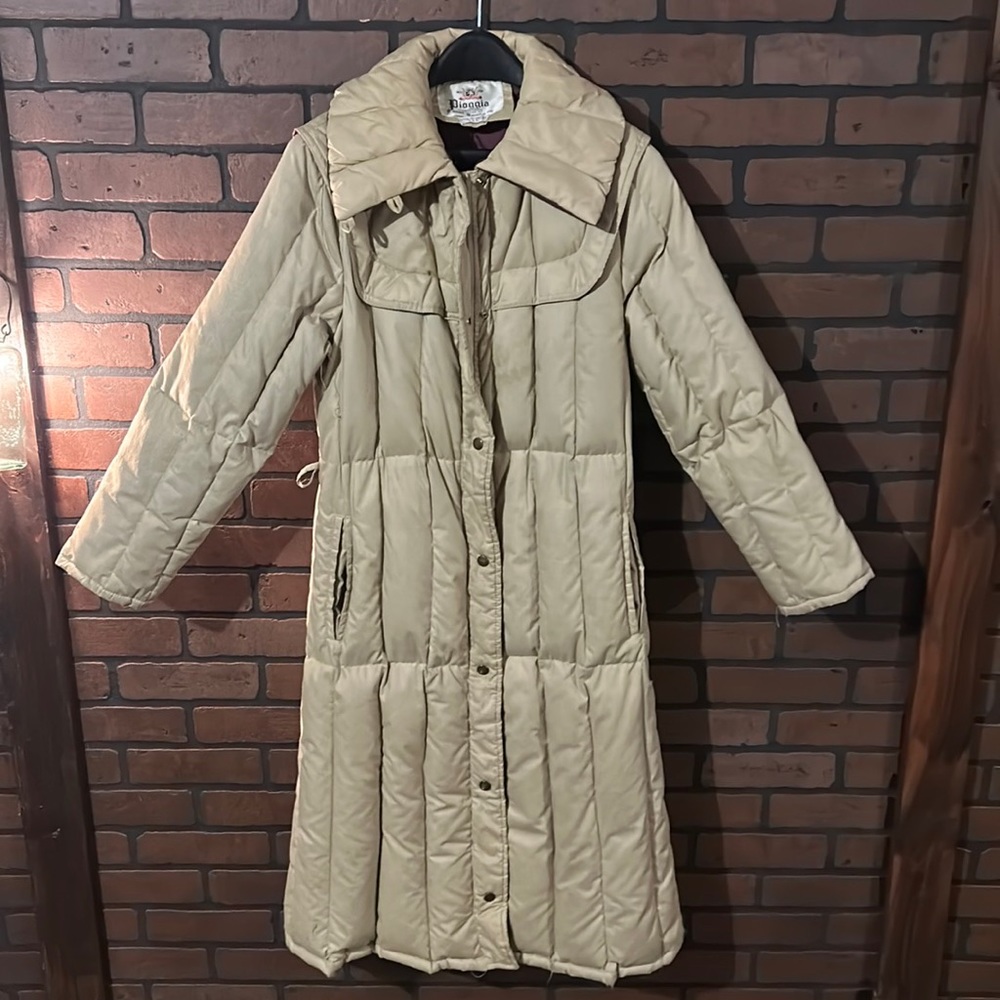 Vintage Puffer Down Filled Coat